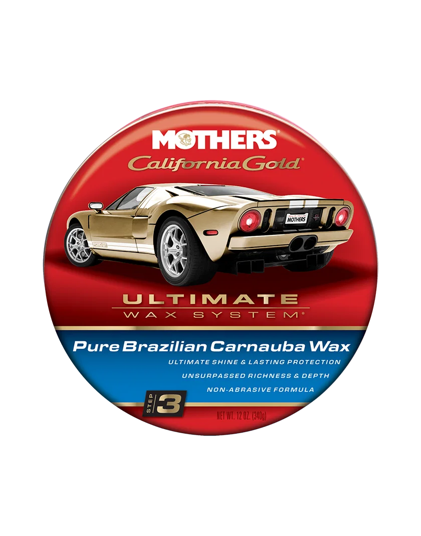 05550 – MOTHERS Car Wax, Pure Brazilian Carnauba Paste 12 Ounce Can Without Applicator